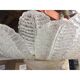 Murano glass sputnik chandelier flush mount, mazzega style, lot of 2 or a pair of chandeliers