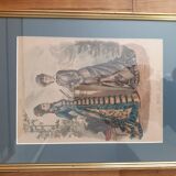 Old lithograph Anïs Toudouze