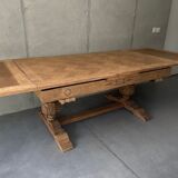 Farmhouse table monastery stripped extendable 300 cm