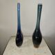Vase x2 glass Sommerso Murano Italy