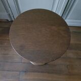 Gueridon, turned wooden side table