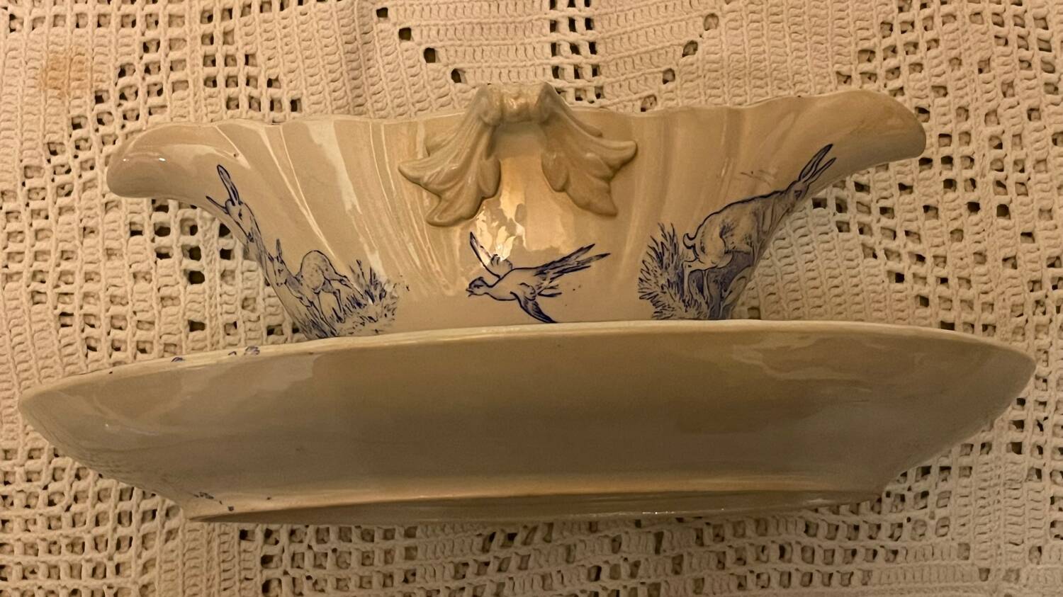 Vintage FF Pexonne sauceboat