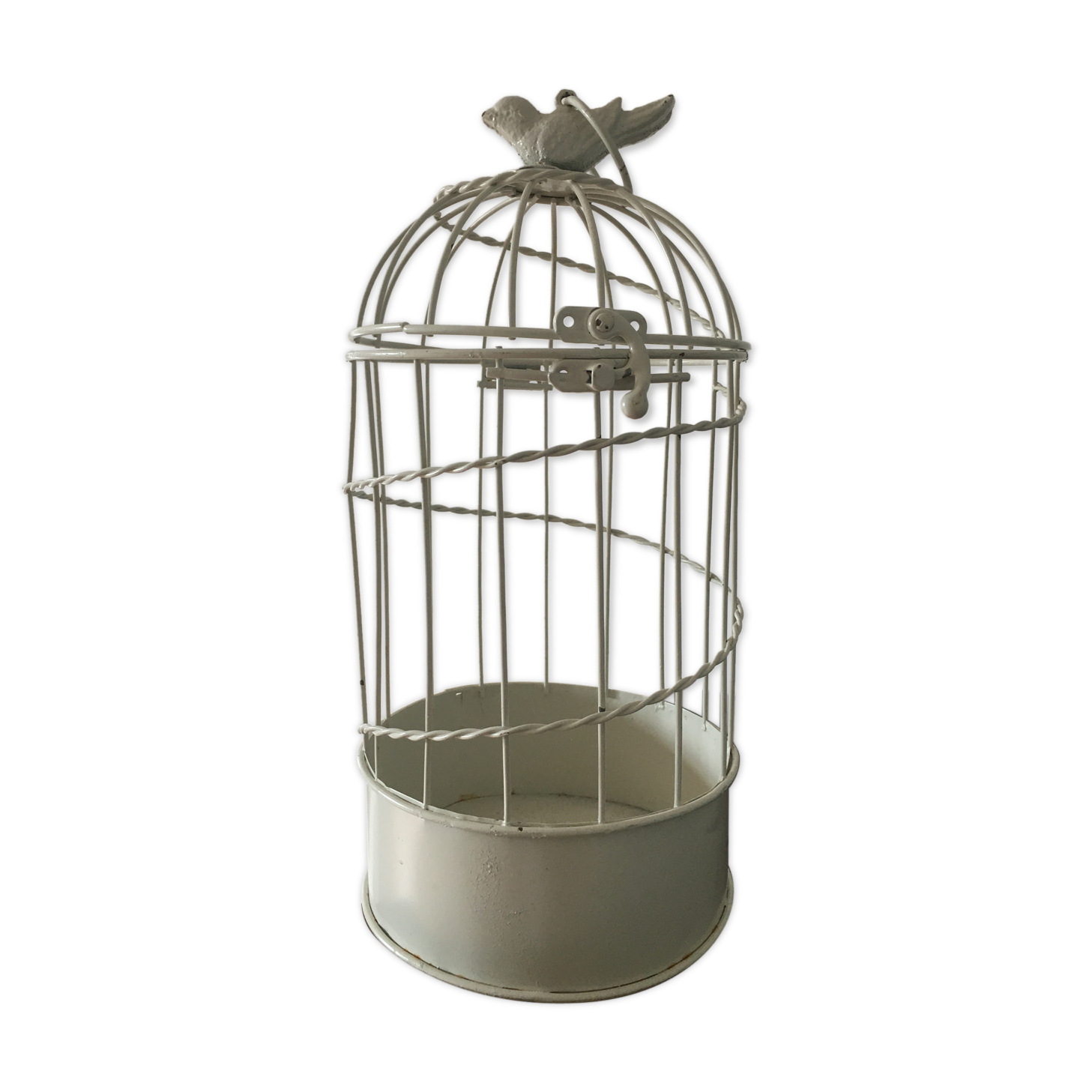 Cage à oiseaux décorative en métal