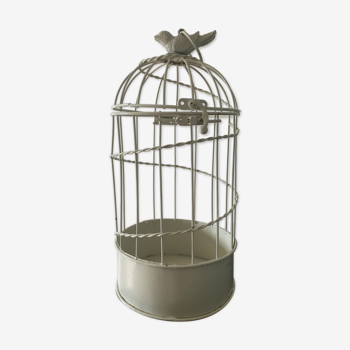 Cage à oiseaux décorative en métal