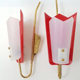 Paire d'appliques 1950 vintage rockabilly