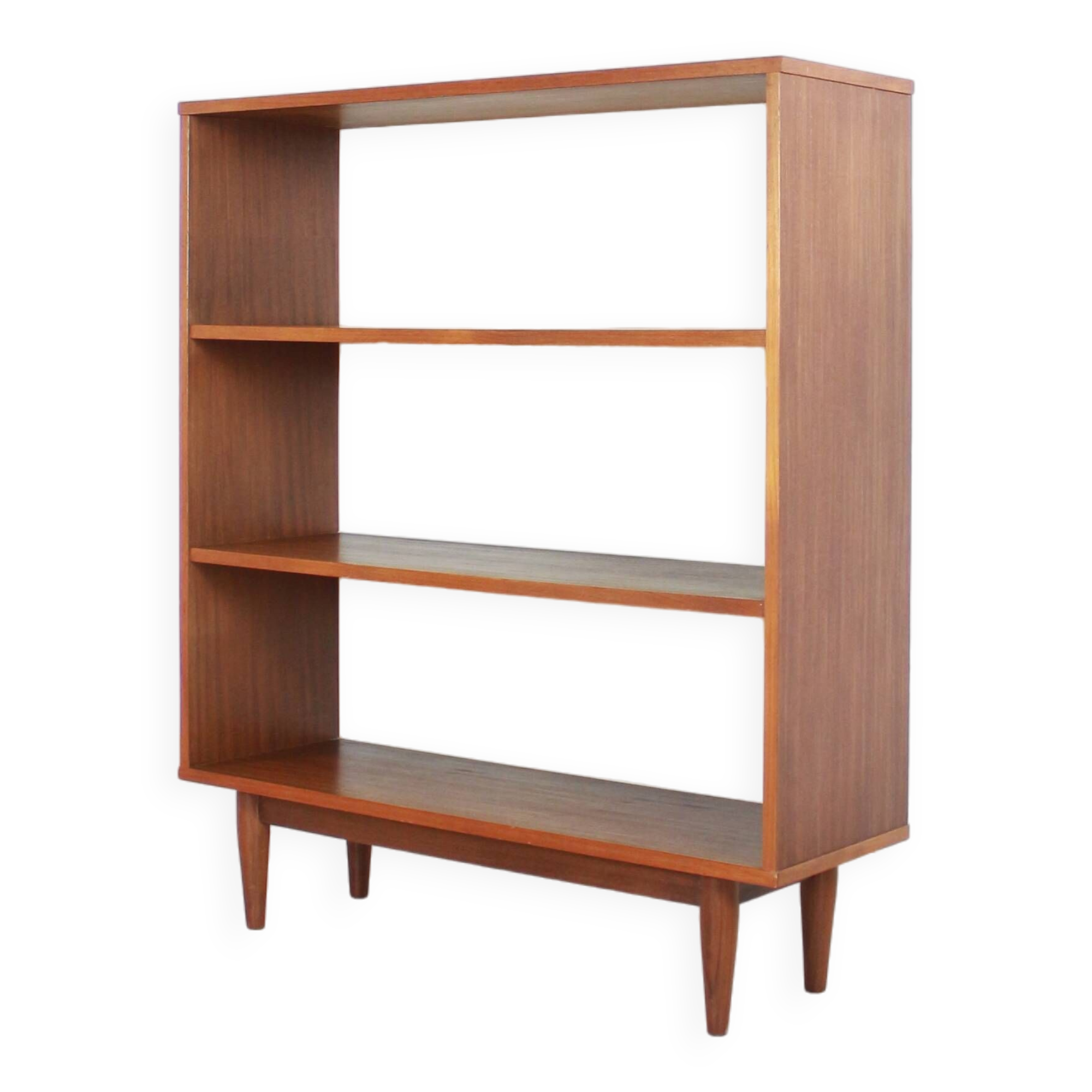 Vintage teak small bookcase