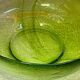 Saladier en verre vert