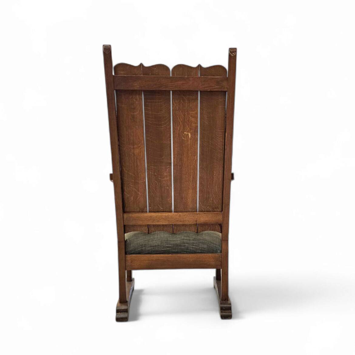 Oak arm chair 1930s  Height 110 Depth 70 Width 75 Seat height 46 cm