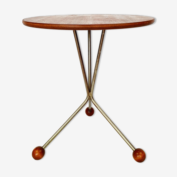 Table d'appoint en teck par Albert Larsson  pour Tibro 1950