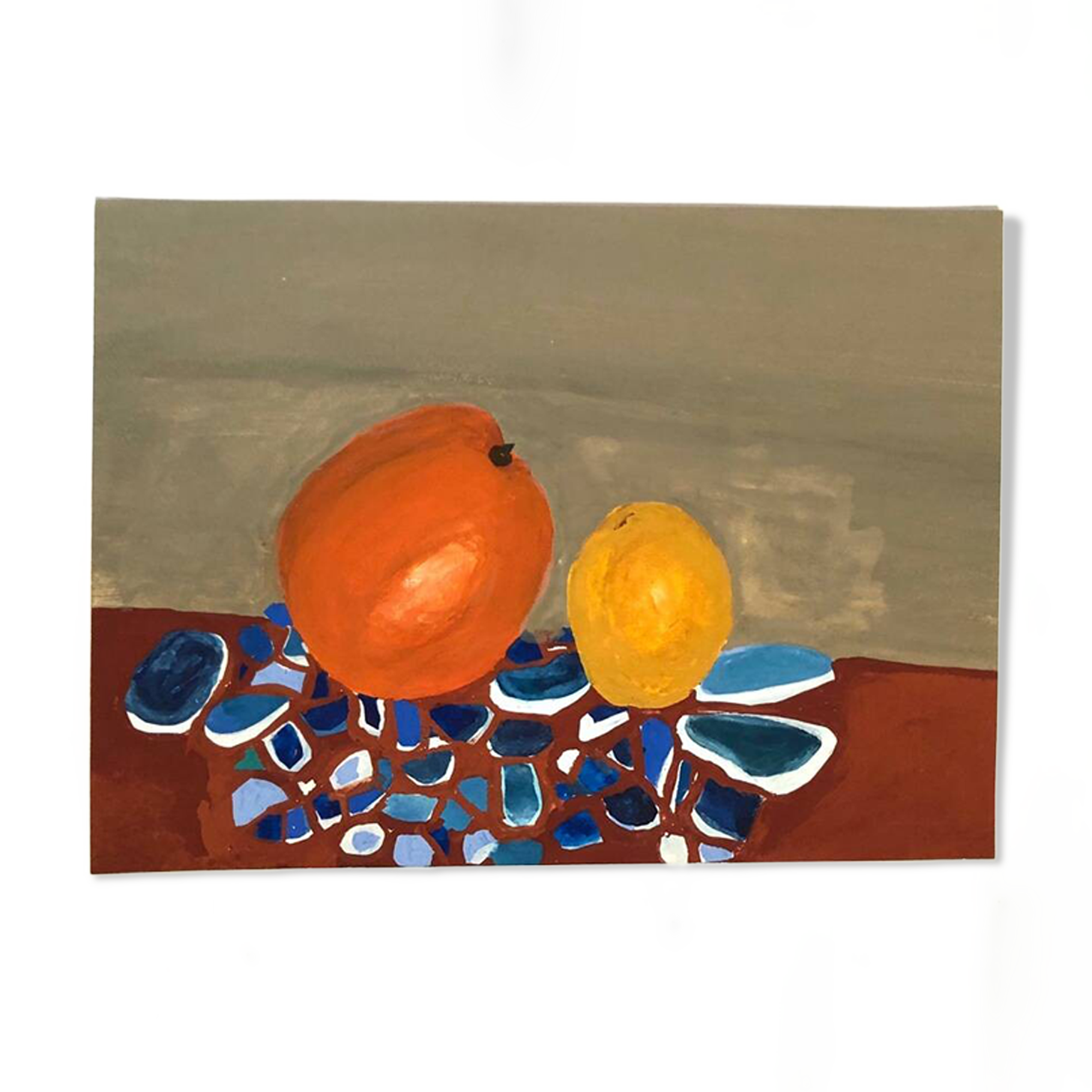 Illustration "Orange and lemon"