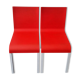 Ensemble de 2 chaises rouges .03 de Maarten van Severen pour Vitra, Suisse 1998