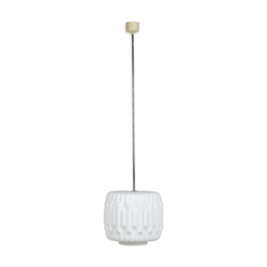 Suspension en verre opaline