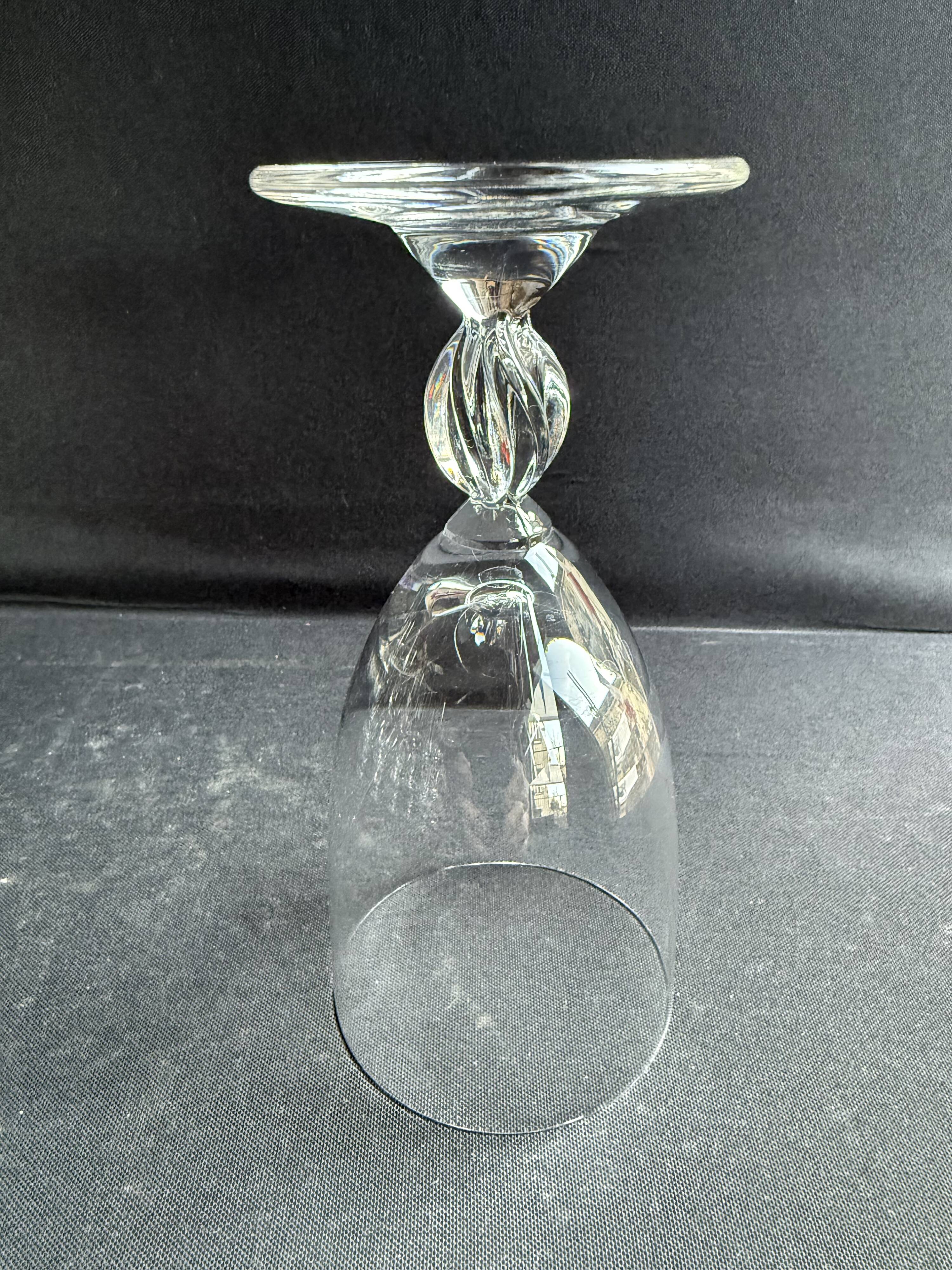 9 Verres Fréjus n°4 by Lalique France