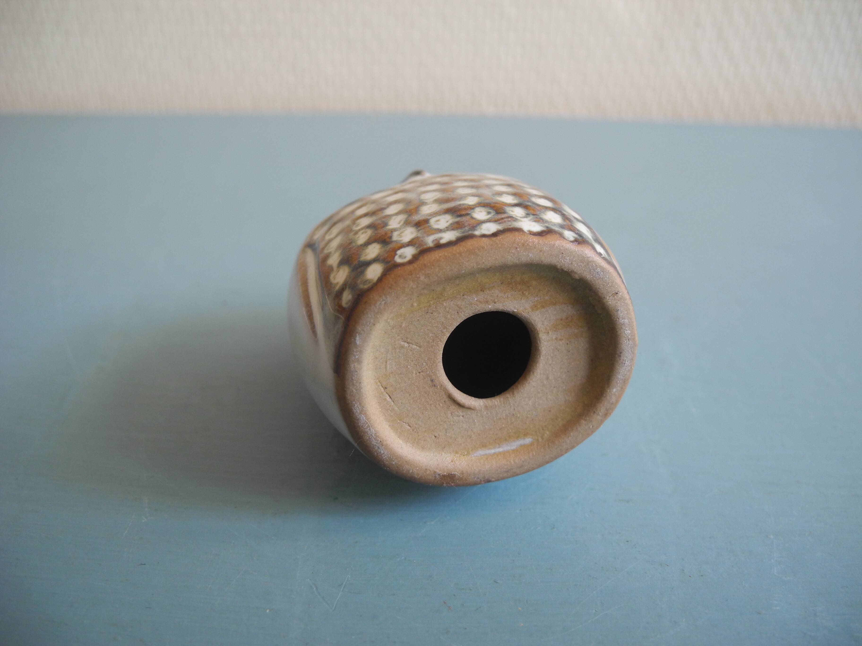 small vintage ceramic owl sculpture
