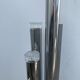 Floor lamp in chrome and glass, 1970