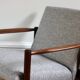 Pair of vintage Scandinavian teak armchairs from the 1960s