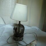 Ball foot lamp with metal blade from the 60's