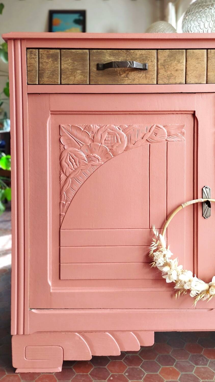 Bahut Art Déco Terracotta