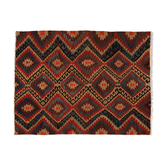 Anatolian handmade kilim rug 228 cm x 171 cm