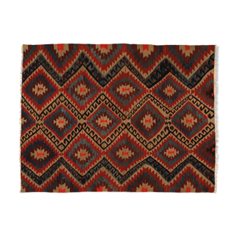 Tapis kilim anatolien fait à la main 228 cm x 171 cm