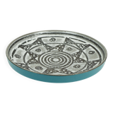 large carstens BOWL decor ankara grey and brown glaze no. 1075-31 1960s