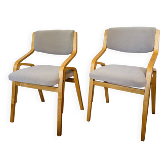 Chaises de salle à manger par Ludvik Volak de Tchécoslovaquie années 1960 Lot de 2