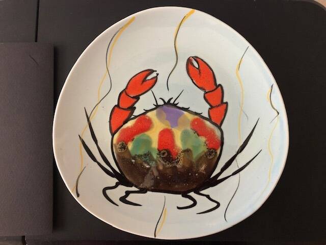 Triangular plate (crab) mbfa pornic