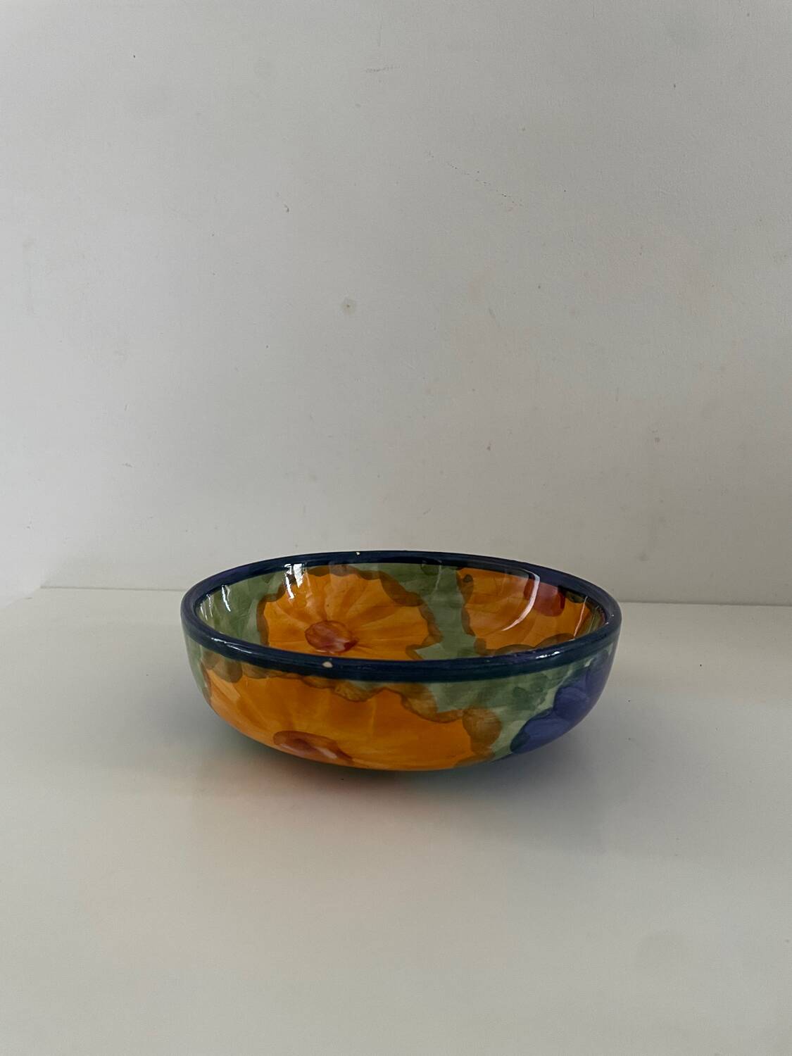 Vintage floral pattern bowl