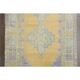 Vintage Turkish Oushak Handmade Wool Cotton Orange Area Rug 104x180