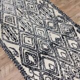 handmade abstract Berber rug 246 X 146 CM