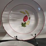 3 soup plates in Ceranord earthenware model Nicole