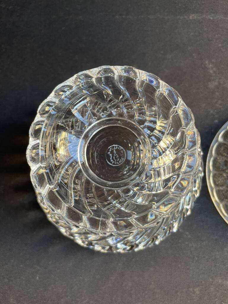 Baccarat Bamboo Twisted Sugar Bowl