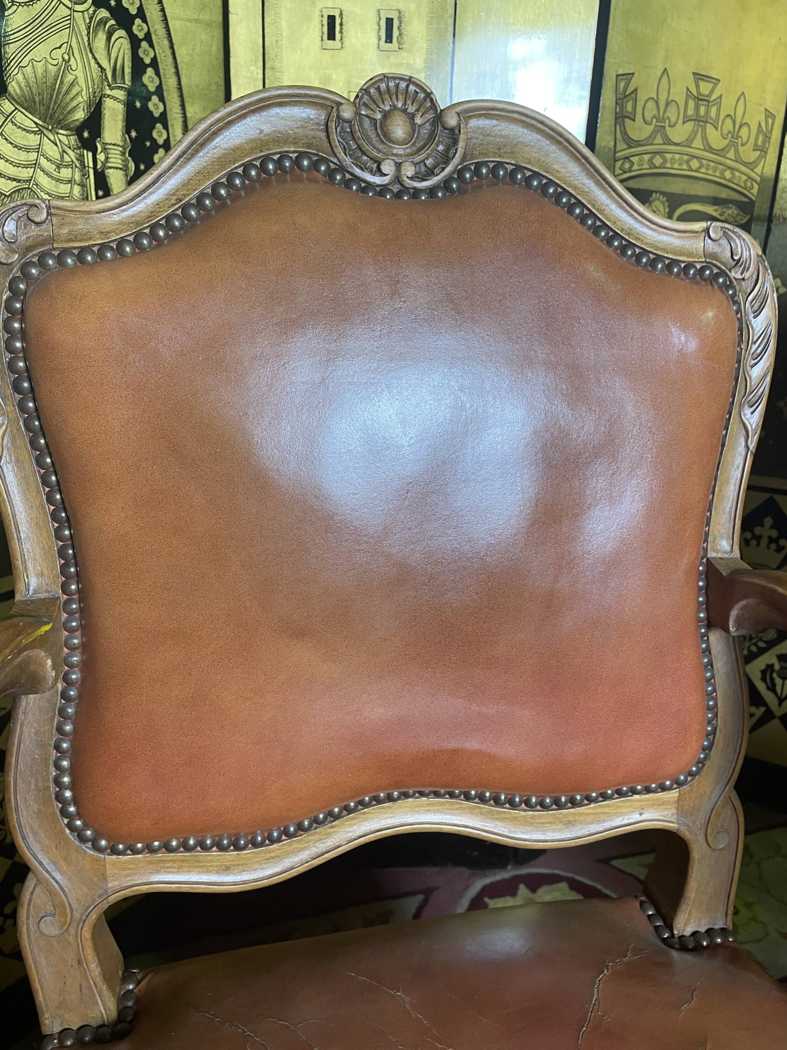 Pair of Louis XV convertible armchairs - Regency