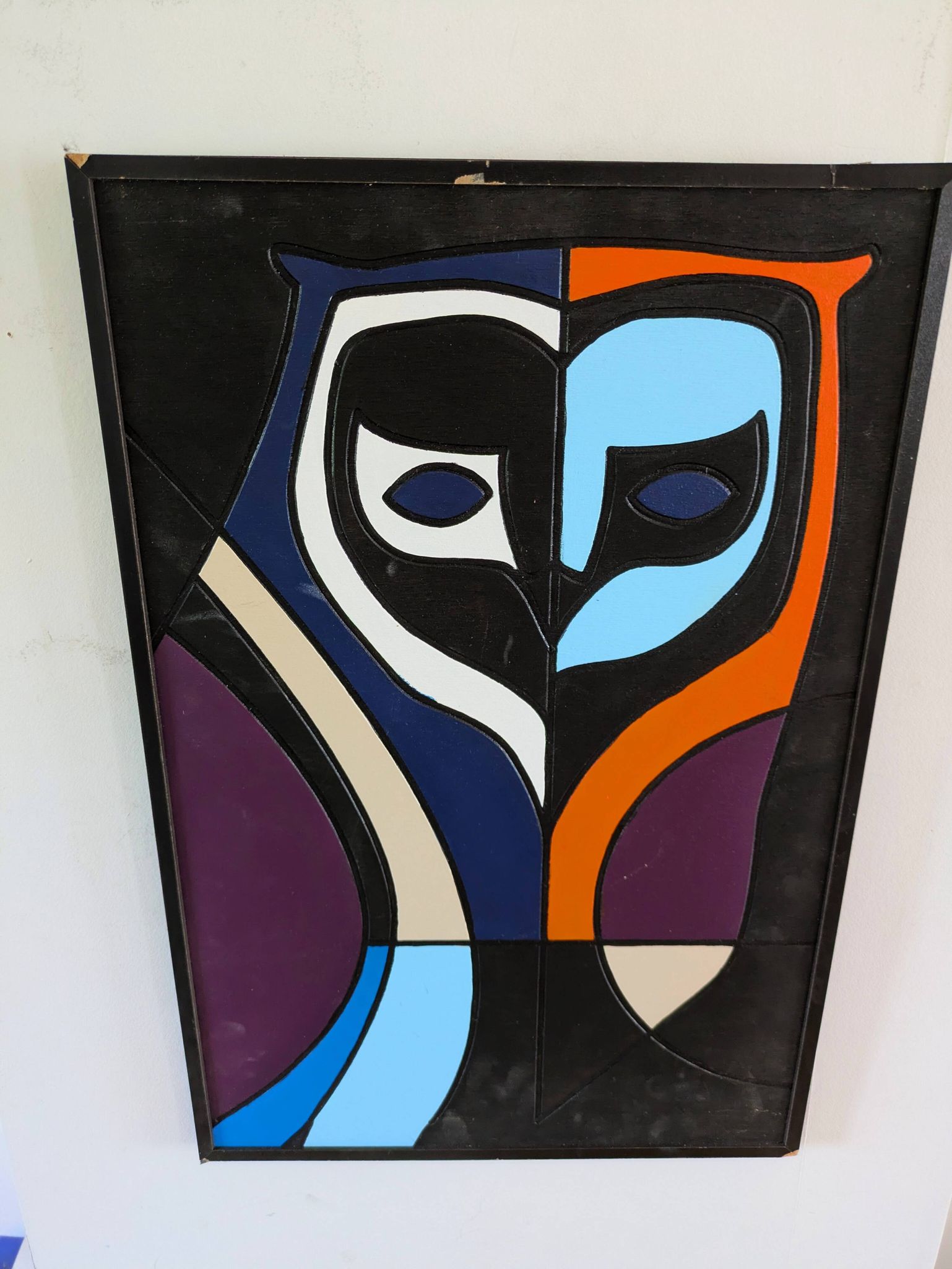 Tableau art tribal animalier
