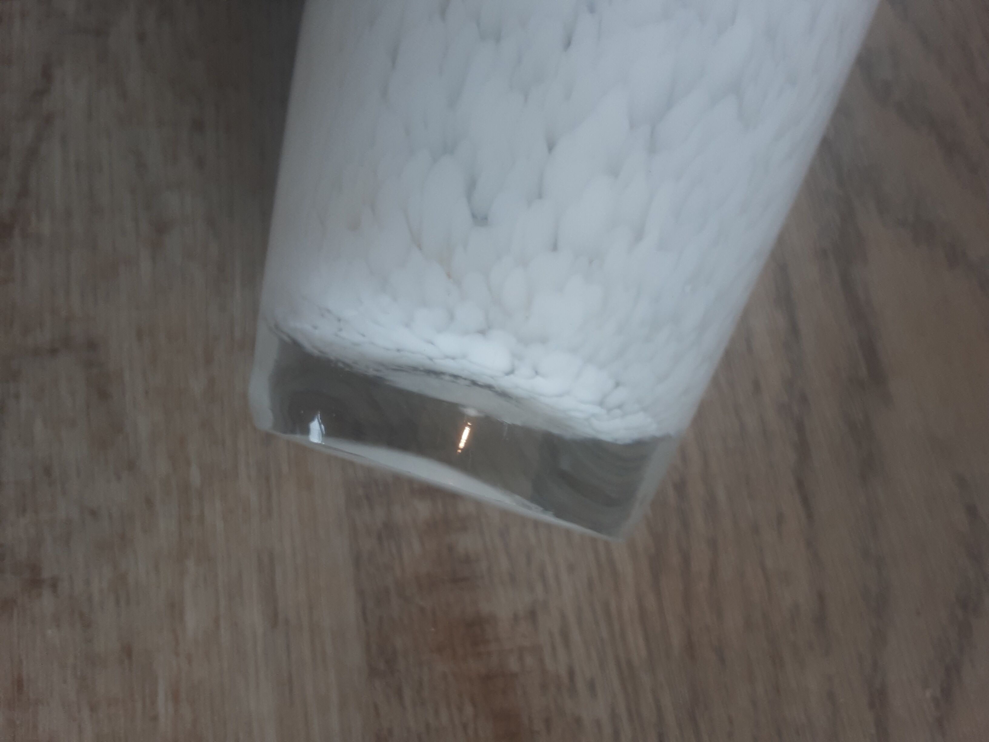 White Murano vase - year 80