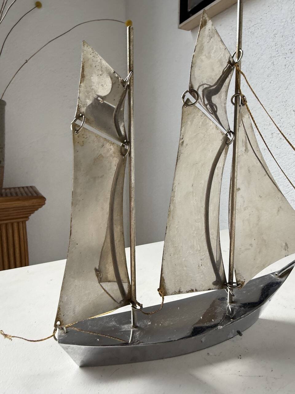 Stainless steel boat from the 1980s.