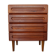Danish teak chest of drawers 60s