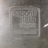 Pair of chairs by Giovanni Offredi model published by Saporiti Italy circa 1970 Ealing