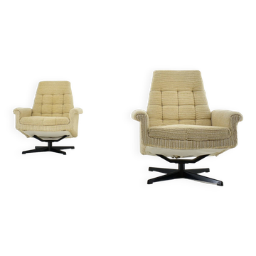 Pair of Armchairs, Tabouret by Morávek a Munzar, 1968s