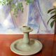 Candle holder signed by Jean Maur - Artist from La Morinerie in Beynac.