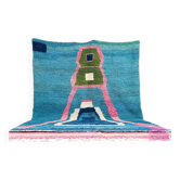 Tapis beni ouraine artisanale marocaine taille 150 x 250 cm