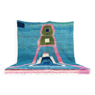 Handmade Moroccan beni ourain rug size 150 x 250 cm