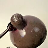 Former Kaiser Idell superb patina Model 6551 wide reflector