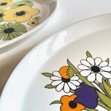 Lot de 2 plats en porcelaine anglaise