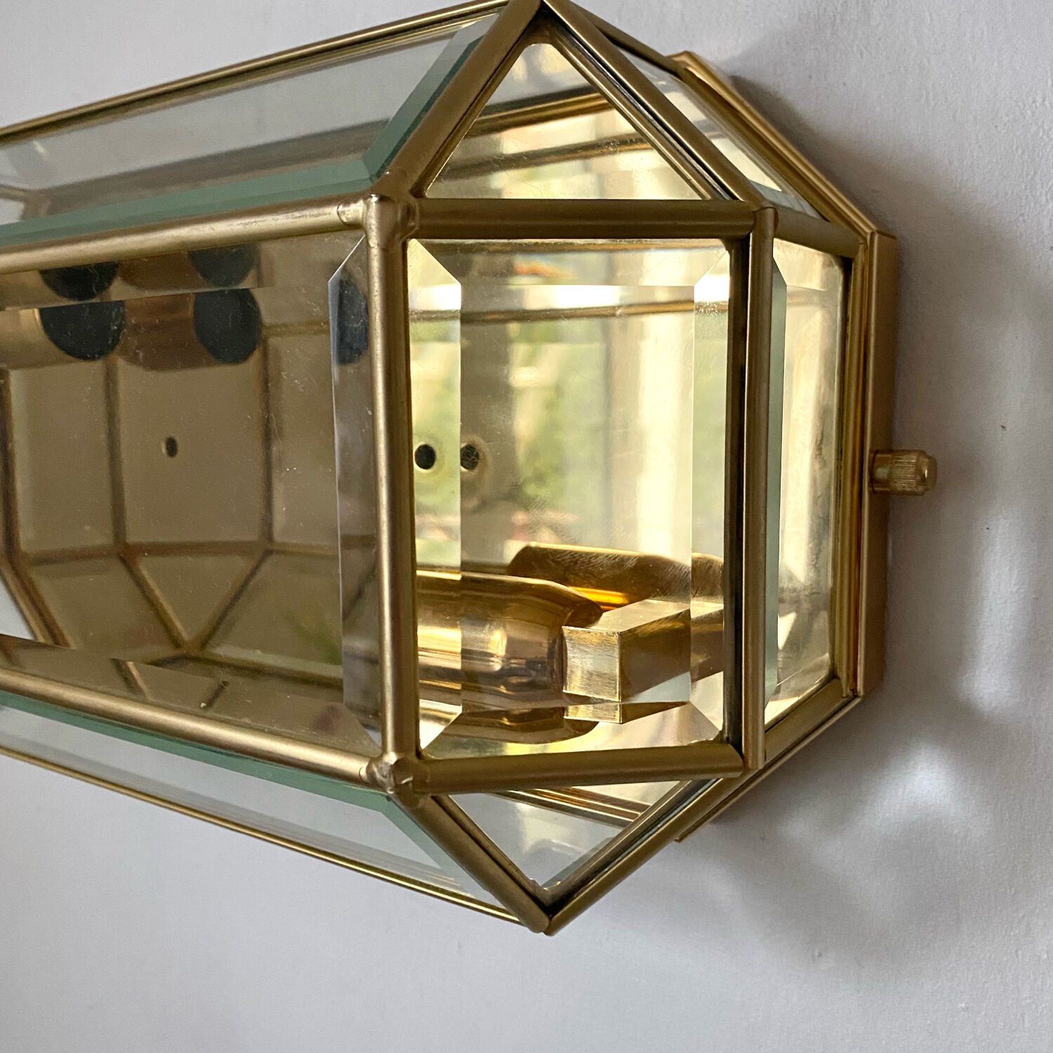 Large ceiling light, vintage wall sconce, 80s/90s.