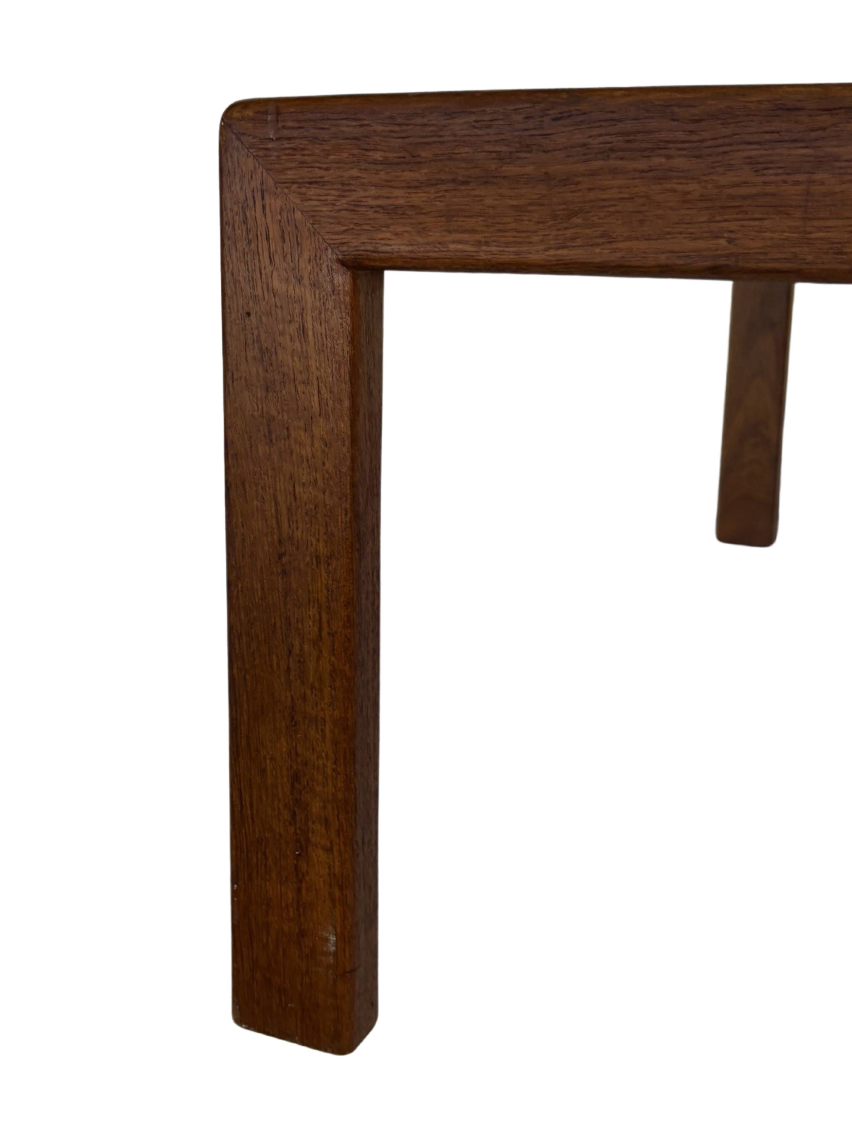 Vintage coffee table rosewood 70's design minimalist