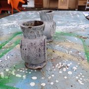 Pair of Cast Iron Vases 1900 from Charleville-Mézières