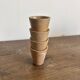Set of French artisanal stoneware ceramics – 1960s
