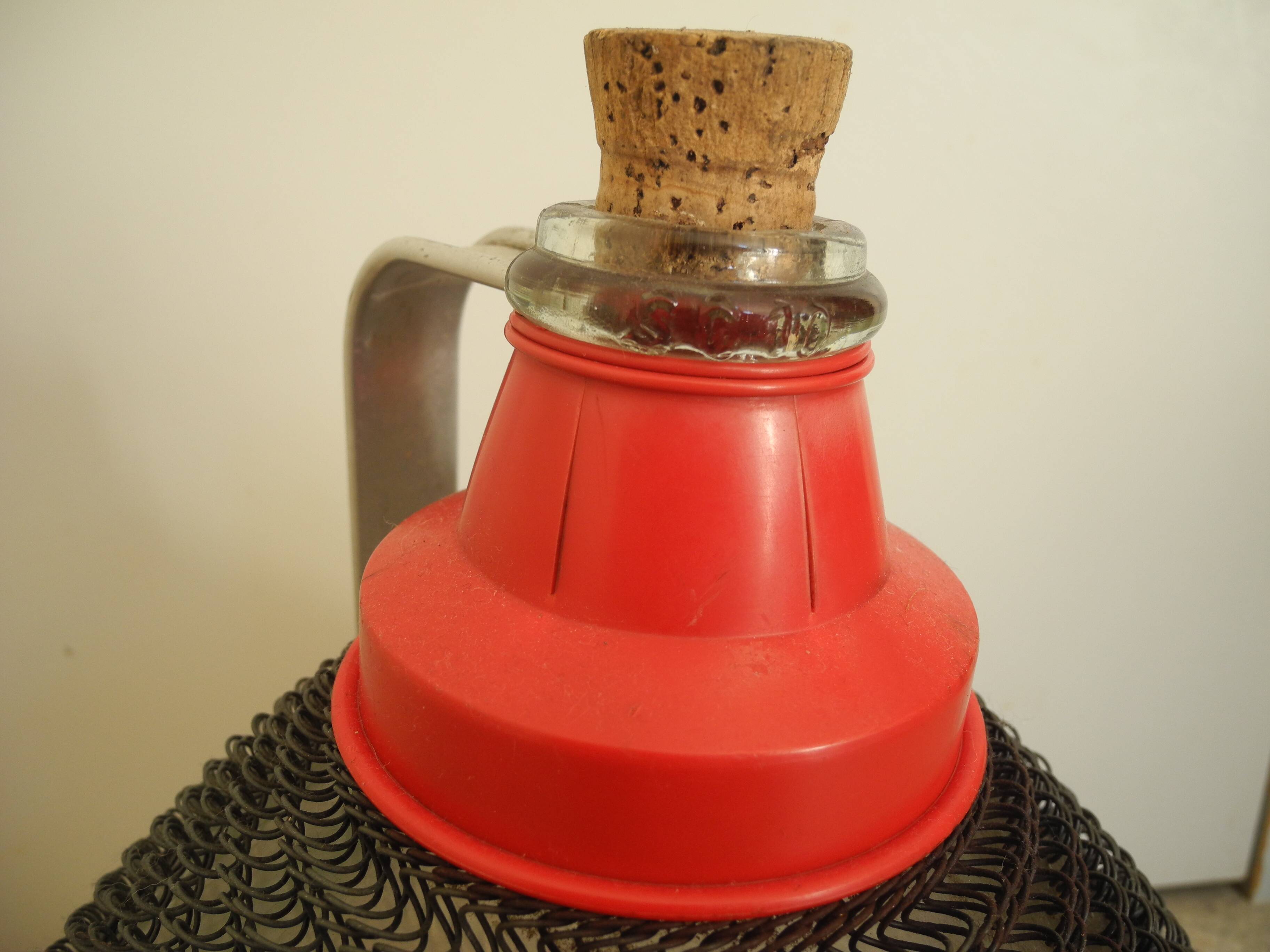 Old demijohn Verac SGDG old french demijohn carboy 50s