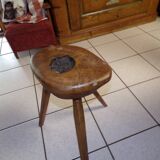 Brutalist tripod stool